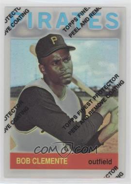 1998 Topps - Roberto Clemente Reprints - Finest Refractors #10 - Roberto Clemente (1964 Topps)