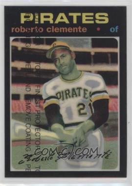 1998 Topps - Roberto Clemente Reprints - Finest Refractors #17 - Roberto Clemente (1971 Topps)