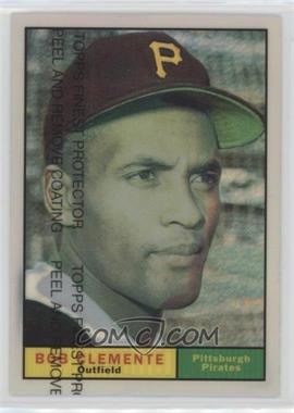 1998 Topps - Roberto Clemente Reprints - Finest Refractors #7 - Roberto Clemente (1961 Topps)