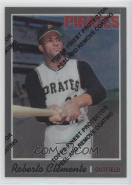 1998 Topps - Roberto Clemente Reprints - Finest #16 - Roberto Clemente (1970 Topps)