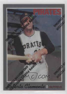 1998 Topps - Roberto Clemente Reprints - Finest #16 - Roberto Clemente (1970 Topps)