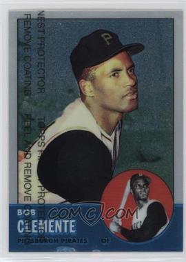 1998 Topps - Roberto Clemente Reprints - Finest #9 - Roberto Clemente (1963 Topps)