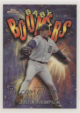 1998 Topps Chrome - Baby Boomers - Refractor #BB14 - Justin Thompson