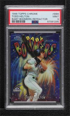 1998 Topps Chrome - Baby Boomers - Refractor #BB6 - Todd Helton [PSA 9 MINT]