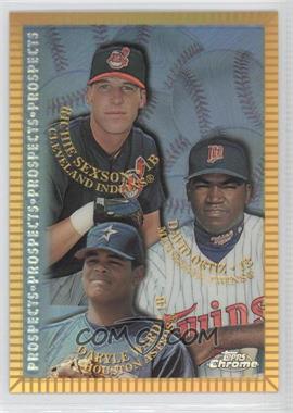 1998 Topps Chrome - [Base] - Refractor #257 - Prospects - Richie Sexson, David Ortiz, Daryle Ward