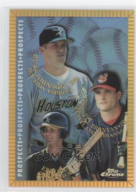 1998 Topps Chrome - [Base] - Refractor #262 - Prospects - Eric Chavez, Russ Johnson, Russell Branyan