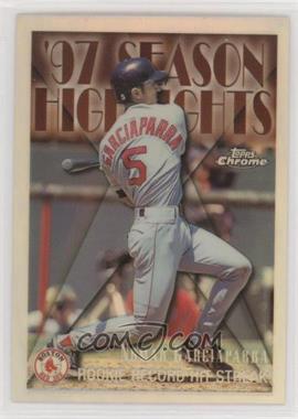 1998 Topps Chrome - [Base] - Refractor #268 - Season Highlights - Nomar Garciaparra