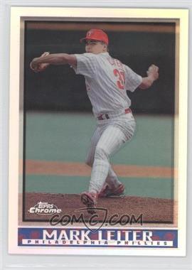 1998 Topps Chrome - [Base] - Refractor #60 - Mark Leiter