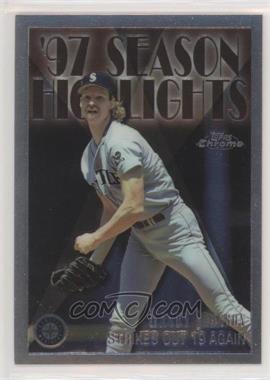 1998 Topps Chrome - [Base] #265 - Season Highlights - Randy Johnson
