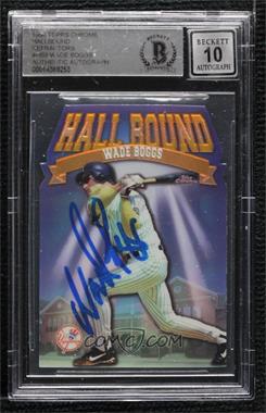 1998 Topps Chrome - Hall Bound - Refractor #HB3 - Wade Boggs [BAS BGS Authentic]