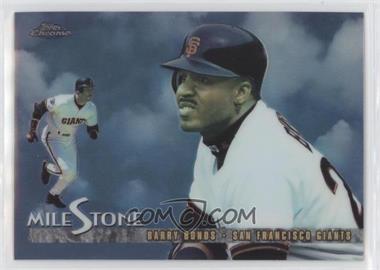 1998 Topps Chrome - Milestone #MS1 - Barry Bonds [EX to NM]