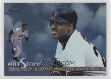 1998 Topps Chrome - Milestone #MS1 - Barry Bonds