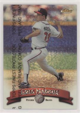 1998 Topps Finest - [Base] - Refractor #16 - Greg Maddux