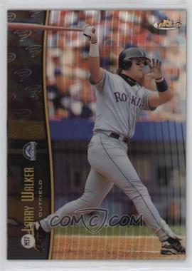 1998 Topps Finest - Mystery Finest Series 1 - Refractor Missing Refractor Indicator #M37 - Larry Walker