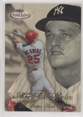 1998 Topps Gold Label - Home Run Race - Black Label #HR2 - Mark McGwire, Roger Maris [EX to NM]