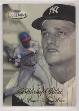 1998 Topps Gold Label - Home Run Race - Black Label #HR4 - Sammy Sosa, Roger Maris