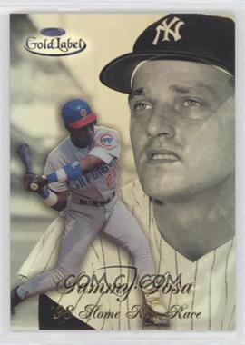 1998 Topps Gold Label - Home Run Race - Black Label #HR4 - Sammy Sosa, Roger Maris