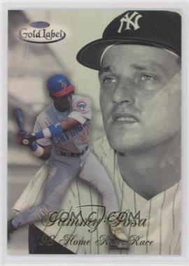 1998 Topps Gold Label - Home Run Race - Black Label #HR4 - Sammy Sosa, Roger Maris