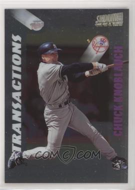 1998 Topps Stadium Club - [Base] - One of a Kind #358 - Chuck Knoblauch /150