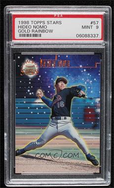 1998 Topps Stars - [Base] - Gold Rainbow #57 - Hideo Nomo /99 [PSA 9 MINT]