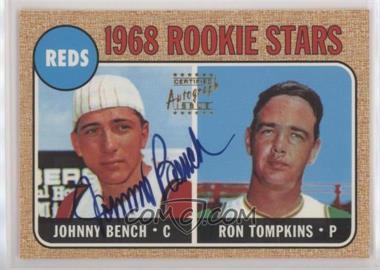 1998 Topps Stars - Rookie Reprints - Autographs #1 - Johnny Bench, Ron Tompkins (Johnny Bench Autograph)