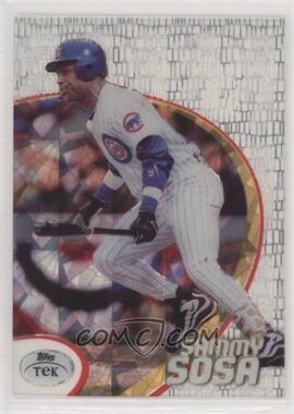 1998 Topps Tek - [Base] - Pattern 16 Diffractor #28 - Sammy Sosa