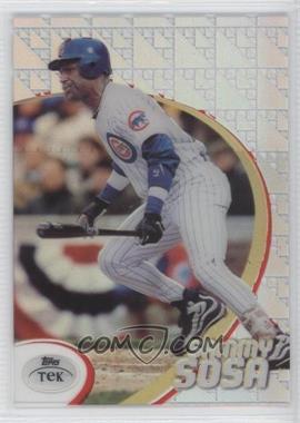 1998 Topps Tek - [Base] - Pattern 19 #28 - Sammy Sosa