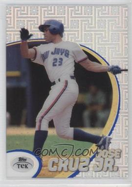 1998 Topps Tek - [Base] - Pattern 38 #62 - Jose Cruz Jr.