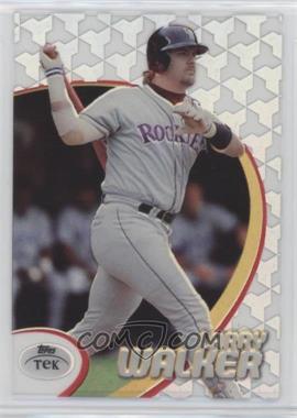 1998 Topps Tek - [Base] - Pattern 58 #34 - Larry Walker