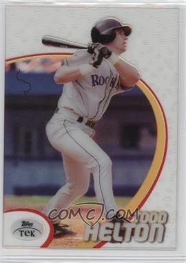 1998 Topps Tek - [Base] - Pattern 70 #69 - Todd Helton