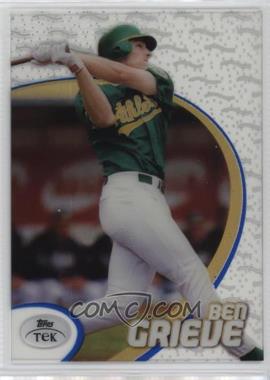 1998 Topps Tek - [Base] - Pattern 75 #1 - Ben Grieve