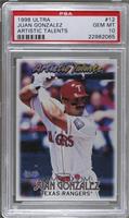 Juan Gonzalez [PSA 10 GEM MT]