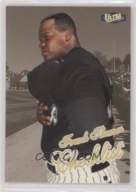 1998 Ultra - [Base] - Gold Medallion Edition #475G - Frank Thomas