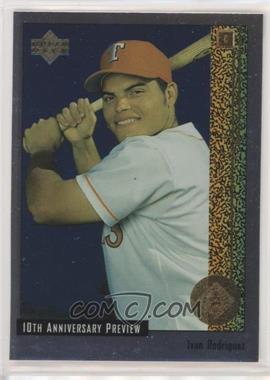 1998 Upper Deck - 10th Anniversary Preview #15 - Ivan Rodriguez