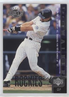 1998 Upper Deck - [Base] #456 - Upper Echelon - Larry Walker