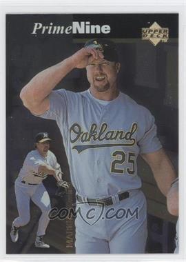 1998 Upper Deck Prime Nine #PN24 Mark McGwire - Main Image