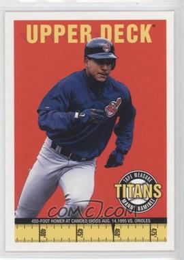 1998 Upper Deck - Tape Measure Titans #11 - Manny Ramirez