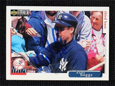 1998 Upper Deck Collector's Choice - [Base] #190 - Wade Boggs [JSA Certified COA Sticker]