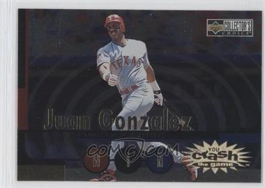 1998 Upper Deck Collector's Choice - You Crash the Game #CG28 - Juan Gonzalez