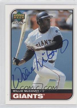 1998 Upper Deck Retro - Sign of the Times #WM - Willie McCovey