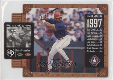 1998 Upper Deck UD3 - [Base] - Die-Cut #149 - Juan Gonzalez /1000