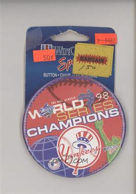 1998 WinCraft Sports World Series Collectible Buttons - [Base] #NYYA - New York Yankees [Good to VG‑EX]