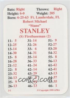 1999 APBA Baseball 1998 Season - [Base] #_MIST.2 - Mike Stanley