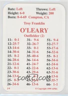 1999 APBA Baseball 1998 Season - [Base] #_TROL - Troy O'Leary