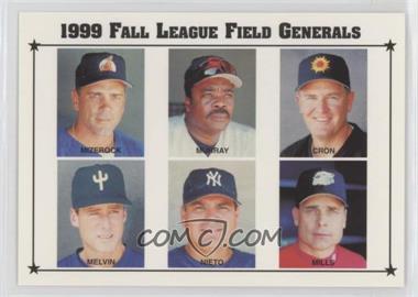 1999 Arizona Fall League Prospects - [Base] #28 - John Mizerock, Eddie Murray, Chris Cron, Bob Melvin, Tom Nieto, Brad Mills