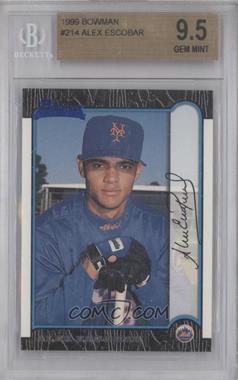 1999 Bowman - [Base] #214 - Alex Escobar [BGS 9.5 GEM MINT]