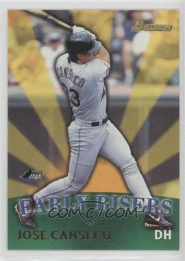1999 Bowman - Early Risers #ER10 - Jose Canseco