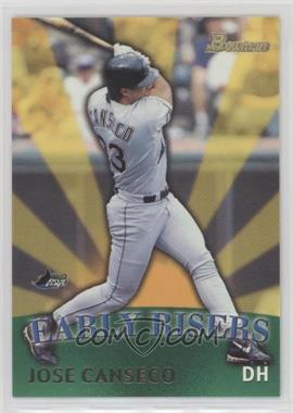 1999 Bowman - Early Risers #ER10 - Jose Canseco