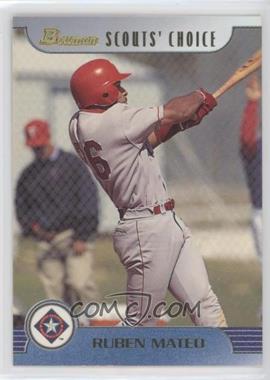 1999 Bowman - Scout's Choice #SC1 - Ruben Mateo