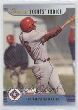 1999 Bowman - Scout's Choice #SC1 - Ruben Mateo